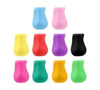 Paquete de 10 Adaptador Lapiz, Material de Escritura para Estudiantes, Material de Escritura para Sujetar El BolíGrafo para Corregir Y Mejorar Los HáBitos(10 Colores)