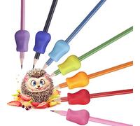 Paquete de 10 agarres para lápices, ergonómicos para niños, adultos, zurdos y diestros, agarre de goma para entrenamiento de dedos, ayuda para autismo/soporte para lápices para corrección de postura