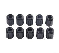 Paquete de 10 anillos de filtro de ruido de núcleo de ferrita con clip para suprimir interferencias RFI para USB, Firewire, audio, video, teléfono, Powerline, cables coaxiales (11 mm)