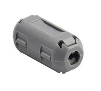 Paquete de 10 anillos de filtro supresor de ruido de núcleo de ferrita de 5 mm con clip para reducción de interferencias RFI, adecuado para teléfono USB, Firewire, Powerline, audio y video (7 mm)