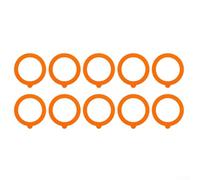 Paquete de 10 anillos de goma de silicona, para Weck de 108 mm, anillos de repuesto de goma para modelos WECK para hervir horno microondas (105 mm x 92 mm)