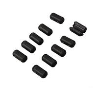 Paquete de 10 anillos supresores de ruido de núcleo de ferrita para clips de cable RFI para computadoras, equipos de audio y más (3.5 mm)