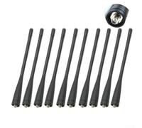 Paquete de 10 Antenas UHF KRA-27 para radio Kenwood TK3300 TK3202 de dos vías, antena de repuesto de alta ganancia 400-470 MHz para hembra SMA de 15 cm