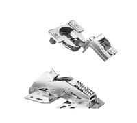 Paquete de 10 bisagras for gabinete, accesorios cierre suave for montaje en superficie resistente, amplificador marco frontal sin, automático para Puertas de Cocina y Muebles