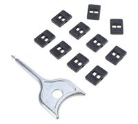 Paquete de 10 bloqueadores de puertos USB con llave USB para protección de datos de PC y portátiles