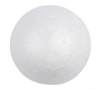 Paquete de 10 bolas de espuma de poliestireno blanco de 2 cm a 7 cm, esferas para manualidades, centros de mesa de boda, adornos de Navidad y proyectos de fabricación de modelos (3 cm)