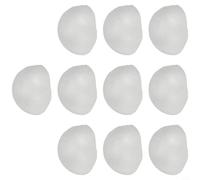 Paquete de 10 bolas de espuma de poliestireno blanco para manualidades, esferas para centros de mesa de boda, fabricación de modelos y proyectos escolares, tamaños de 2 cm a 7 cm (5 cm)