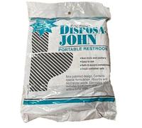 Paquete de 10 bolsas de alivio de residuos sólidas con toallita húmeda y papel higiénico, sin fugas, neutraliza el olor (trabajos de construcción, al aire libre, campamento) para EX British and USA