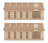 Paquete de 10 bolsas de filtro para Kärcher Series WD2 MV2 WD 2.200 WD 2.250, bolsas de aspiradora fáciles de instalar 6.904-322.0