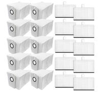Paquete de 10 bolsas de polvo compatibles con Cecotec para Conga 9590 9990 10090 AI, construidas para una captura eficaz del polvo