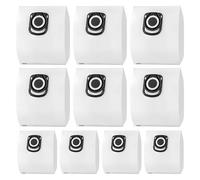 Paquete De 10 Bolsas De Polvo for Aspiradora, Compatibles Con Rowenta Hygiene+,ZR200520 ZR200720 ZR200920,Swirl R39,Silence Force,Compact X-Trem Power Parts Reemplazar(10PCS-Black)
