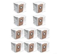 Paquete de 10 bolsas de polvo hechas para aire para ROBO para robot aspirador T10 Plus, accesorios de repuesto para recoger el polvo y los desechos de manera eficaz