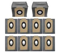 Paquete de 10 bolsas de repuesto para aspiradora Eufy Clean X8 Pro / X10 Pro Omni Robot, 4 capas de carbón activado, accesorios