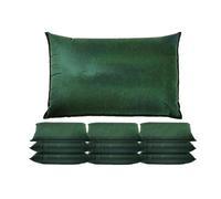 Paquete de 10 bolsas de sin, barrera de agua de lona reutilizable for Control de inundaciones autoabsorbentes(25x100cm)