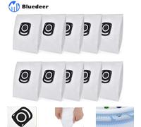 Paquete de 10 bolsas para aspiradora - Para Rowenta Hygiene + ZR200520, Para Rowenta Compact Power, X-Trem Power y Silence Force (RO64xx RO6