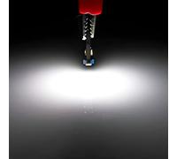 Paquete de 10 Bombillas LED T5 37 74 2721 PC74 PC37, Chips 3030 Súper Brillantes de 12 , Reemplazos para Interior, , Mapa, Tablero, Indicador, Panel de Instrumentos, Medidor, de Luces, Sin Batería