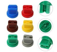 Paquete de 10 boquillas de nebulización para pulverizadores, excelente atomización y conservación del agua para horticultura y uso industrial (gris)