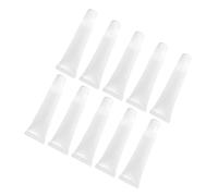 Paquete De 10 Botellas Transparentes Brillo Labios Aplicador En Ángulo A Prueba Fugas Tubos Rellenables 8ml/15ml Tubos Vacíos Brillo Labios
