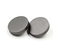Paquete de 10 botones de metal for coser camisas, abrigos y trajes | La hebilla lisa plana de la aleación del cinc del final del espejo abotona tamaño multi(Matte Silver,12.5mm)