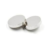 Paquete de 10 botones de metal for coser camisas, abrigos y trajes | La hebilla lisa plana de la aleación del cinc del final del espejo abotona tamaño multi(Silver,11.5mm)