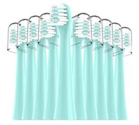 Paquete de 10 cabezales de repuesto para cepillo de dientes Colgate Hum, cabezales de repuesto para cepillo de dientes eléctrico Colgate Hum Connected Smart Battery (verde)