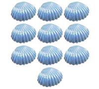 Paquete De 10 Cajas De Dulces En Forma Conchas Con Estuche Para Recubrimiento Vacío Para Bocadillos Fiesta Y Caja Regalo Envasado Regalos