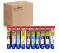 Paquete de 10 Cartuchos de Tinta compatibles PFI-300 de Alta Capacidad, Juego de Tanques de Tinta de Repuesto para Impresora Canon ImagePROGRAF PRO-300 (MBK/PBK/C/M/Y/PM/PC/R/GY/CO)