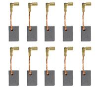 Paquete de 10 cepillos de carbono CB318 CB330 CB340 CB314 CB315 - Compatible con amoladora angular 9560CV 9563CV 9565CV 9566CV GD0600 9554 9557 - Carbones de repuesto duraderos