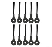 Paquete de 10 cepillos laterales Iq para Shark Replacement Rv1001ae Fit Rv2502ae Av2501s Av911s Robot Aspiradoras - Cerdas duraderas de plástico simple a presión Rv2501ae
