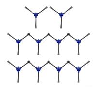 Paquete de 10 cepillos laterales para Cecotec para Conga Y8/Y80 y para robot aspirador Xtreme diseñado para llegar a los perímetros de la habitación