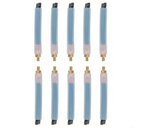 Paquete de 10 cepillos limpiadores de costuras de fibra de carbono para soldadura MIG Ácido álcali resistente al calor con núcleo de tubo de cobre (A)