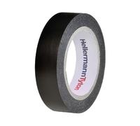 Paquete de 10 cintas aislantes, 10 m de largo y 15 mm de ancho, negro
