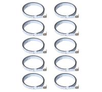 Paquete de 10 cintas métricas de acero con marcado transparente de 1 m / 2 m de largo para un reemplazo rápido de cinta métrica retráctil para coser