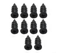 Paquete de 10 clavos de goma para reparación de neumáticos sin cámara para coche, motocicleta, camión, autobús, kit de pinchazos, resistente a altas temperaturas, tamaño pequeño (S)
