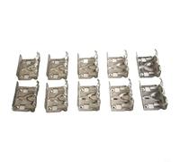 Paquete de 10 clips de drenaje de agua de panel solar de aluminio para módulos fotovoltaicos de 30 mm y 35 mm, clips de eliminación de lodos y evacuación de agua estancada para una mayor eficiencia