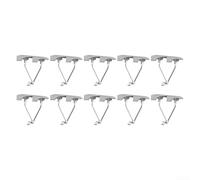 Paquete de 10 clips de drenaje de panel solar de aleación de aluminio diseñados para módulos fotovoltaicos con flujo de agua eficiente y fijación segura (30 mm)