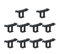 Paquete de 10 clips de guía de agua fotovoltaica para mejorar el rendimiento del panel solar y la gestión de lodos (45 mm)