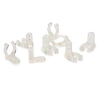 Paquete de 10 clips de montaje para mangueras de luz