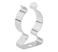 Paquete de 10 clips de resorte de acero al manganeso resistentes para almacenamiento de herramientas, soporte de escoba y tubería, organizador de garaje y cobertizo (varios tamaños disponibles) (25 mm