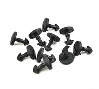 Paquete de 10 clips para cubierta de barra de remolque para Land para Rover Discovery 2004-2013, para Range para Rover Sport 2005-2013, cierres de plástico negro DYR500010