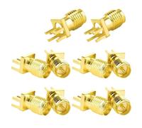 Paquete de 10 conectores SMA SMA-KE macho hembra de 1,7mm, montaje de Clip PCB de latón, antena RF EasyInstall(SMA-KE 1.7m male)
