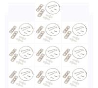 Paquete de 10 correas para muebles, kit de anclajes antipunta a prueba de bebés, correas de pared de seguridad para estanterías, gabinetes, aparadores