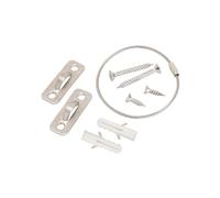 Paquete de 10 correas para muebles, kit de correas antivuelco de acero inoxidable para proteger mascotas, antidesprendimiento, estantería segura, armario, cómoda