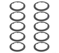 Paquete de 10 cubiertas de tubería con agujero de pared y cubiertas de grifo para ocultar tuberías de drenaje y gas, hechas de material de polipropileno resistente para un uso duradero (para 170 mm)