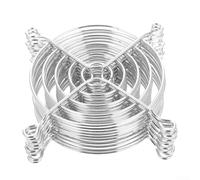 Paquete de 10 cubiertas de ventilador de refrigeración de metal de 90 mm con red de filtro para seguridad de equipos y soluciones de prevención de polvo