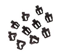 Paquete de 10 cubiertas protectoras de repuesto para conectores RJ45 para cables de red, reparación de enchufes, durabilidad, color negro