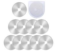 Paquete de 10 cuchillas giratorias de 45 mm, cuchillas giratorias de repuesto, para tela, rueda de tela, cortador de ruedas