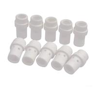 Paquete de 10 difusores de gas de cerámica Mb 36kd para Eastwood para Elite Mp250i Mig, capacidad de 250 A, compatible con estilo Bw para pistolas y equipos de trabajo de metal para tareas de