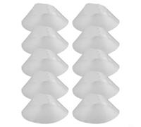 Paquete de 10 filtros de grasa para campana extractora, 19,5 x 19,5 cm, accesorios de malla de hierro compatibles con la serie Sakura SCR, piezas de repuesto reutilizables de ventilación de cocina