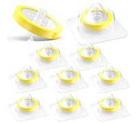 Paquete de 10 filtros de jeringa de PES de 0,22 μm, filtros de laboratorio de tamaño poro, filtración hidrófilo de 33 mm de diámetro, no estéril (10, PES-33-0,22)
